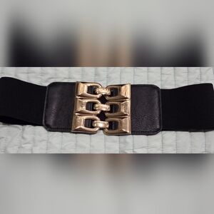 Black and Gold Women's Belt